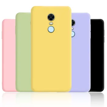 За Redmi 5 Плюс Калъф Ярки цветове, Силиконови Меки Калъфи За телефони Xiaomi Redmi 5 Plus, делото за Redmi 5 Plus + Седалките