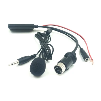 Автомобилен Bluetooth-AUX кабел, микрофон, адаптер за хендсфри за радио Kenwood, Bluetooth аудио кабел с 13-пинов порт