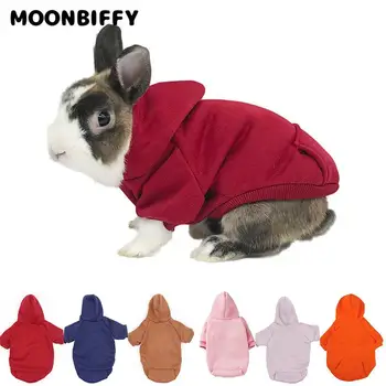 Есенно-зимния топъл пуловер за домашен заек, имат облекло за двукраки, Кученце Lapin, Аксесоари за възрастни зайци, Малки стоки за домашни любимци