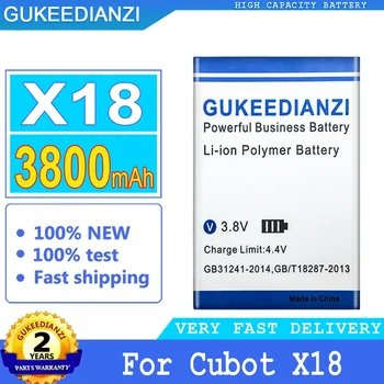 Батерия GUKEEDIANZI за Cubot X18, Батерия с Голям капацитет, 3800 mah