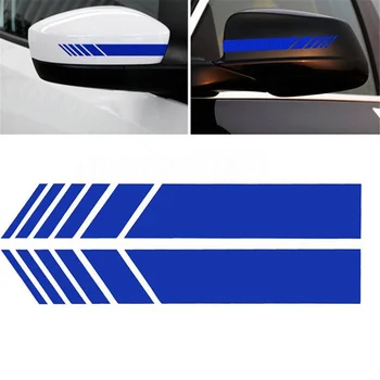 1 чифт автомобилни стикери на огледалото за задно виждане за Toyota Camry, RAV4 Prado Corolla и Honda Fit Accord, Civic и CR-V