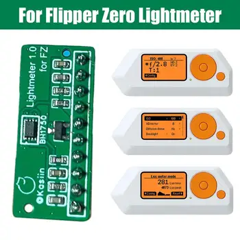 1 бр. модул за Flipper Zero Lightmeter, модул фотометра/люксметра за Flipper Zero на базата на сензор BH1750, игрови аксесоари