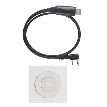 Оригинален USB кабел За програмиране Baofeng UV-82 със софтуер На CD-с Уоки Токи UV-5R bf-888S UV-8D Ham Radio за Win10 XP