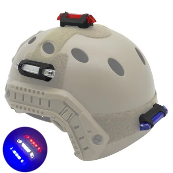 Тактическа раница Сигнален фенер за шлем Ловно спасителна лампа USB Акумулаторна сигналната лампа за колоездене