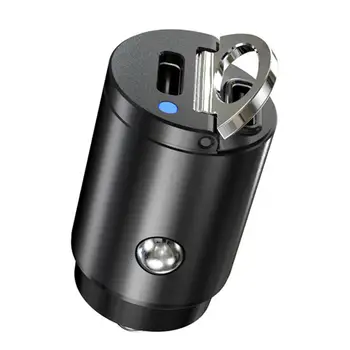 200 W QC3.0 PD Зарядно за Кола 5A Бързо Зареждане на 2 Порта 12-24 В Запалката Зарядно за Кола USBC за iPhone Адаптер за Захранване