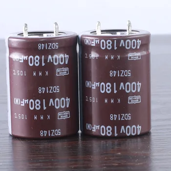 2 елемента Капачки электролитических кондензатори NCC Nippon Chemi-Con KMM 180mfd 400V 180UF