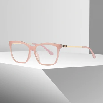 Дамски Оптични Рамки За Очила С Пълна Рамки UV400 По Рецепта на Жените, Очила С Защита От Надраскване, Пластмасови Рамки За Очила