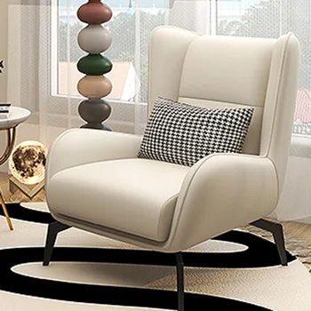 Минималистичные Уникални Столове За Хол Обзаведен Защита На Свръхлеки Трапезни Столове За Отдих Ретро Антични Мебели За Зала