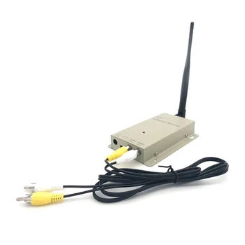 1.2 G 5w 1.2 Ghz 5000 Mw Безжична AV-Видео-Аудио Предавател С 1.2 G Приемник и Антена С Висок Коефициент на Усилване на Далечни разстояния