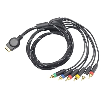 Професионален компонентен кабел (6 фута) Компонентен видеокабель RCA за HDTV с по-висока резолюция за