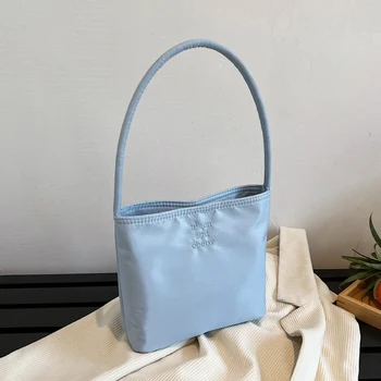 Модерен Дамски Малка чанта през рамо, ретро Дизайн, Госпожа клатч, чанти, Однотонная чанта-тоут, Дамски чанти под мишниците