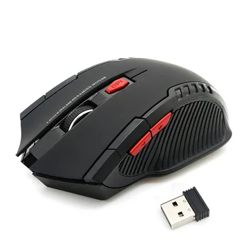 Нов тип USB-приемник Gamer mouse 2000 dpi, 2.4ghz безжична оптична мишка, подходяща за PC, лаптоп