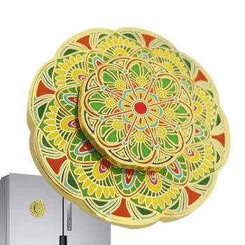 Декоративен магнит за хладилник, Магнити, Приклеенные Градински цветя, Креативна дъска, Мультяшные магнитни стикери за дома