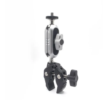 Висококачествена камера 1/4 под Наем Скобата за кормилото на велосипеда и Скоба за закрепване на статив Винтова стяга Стативи за Gopro Hero 11 10 DJI