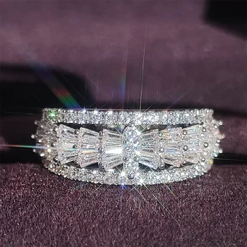 пръстени с уникален дизайн за жени, пенливи пръстен с кубическим цирконием, покрити с лед, подарък за любимия на годишнина от аксесоар за партита r7516