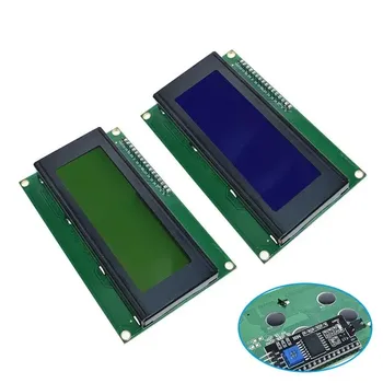 IIC/I2C/TWI 2004 Сериен LCD модул със синьо-зелена Подсветка за Arduino UNO R3 MEGA2560 20 X 4 LCD2004