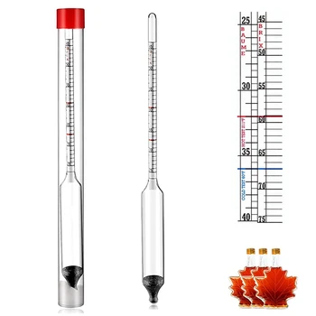 Комплект за тестване на ареометра кленов сироп, 1 бр., Обзавеждане за кленов сироп, Консумативи за точни измервания на съдържанието и качеството на захар