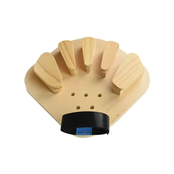 BAMDA Разделител за пръстите на Универсален дървена разделител за пръстите на Рехабилитация тренажерное обзавеждане за премахване на спазми на пръстите (М)