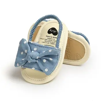Приказно слънчеви сандали за малки принцеси, удобна подметка, лека и нескользящая лента Pleasure (0-18 месеца)