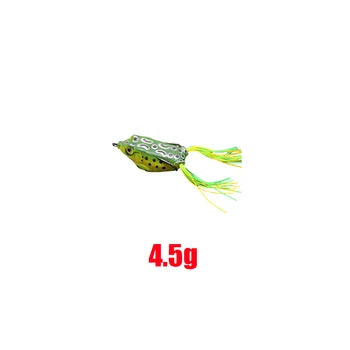 Надеждна Лягушачья Стръв Мека, Тръбна Стръв за Средно Черна Риба 5g4 5cm Малка Жаба с Риболовни Куки Ефективна и устойчива