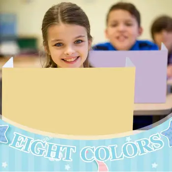 Канцеларски материали Надеждни Цветни Разделители за класни маси Повишават вниманието на учениците към личния живот с помощта на дъска за провеждане на учебни тестове.