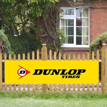 JohninBanner 60 * 240 Авто банер Dunlop, декорация на състезателен автомобил, Гобеленовый флаг