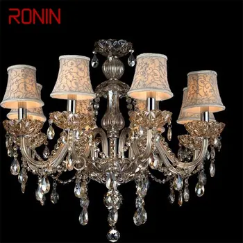 Модерна луксозна полилей RONIN, led кристални висящи лампи за дома, хол вили в хотела