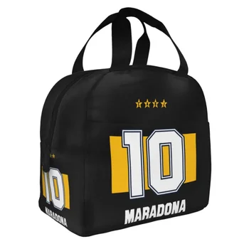10 Разкъсани изолирани чанти Чанта-хладилник Диего Армандо Марадона Аржентина Легенда на футбола Чанта-тоут Обяд-бокс на открито