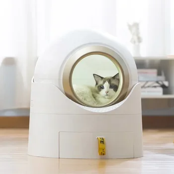 caja de arena para gatos Автоматично Котка бокс с самоочищающимися умни кошачьими тоалетни
