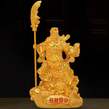 Украса На Гонг Статуята Guan Гонг Статуя на Буда От Цай Шън Йе Джао Кай Занаяти Мебели TV Шкаф с Украса Xuan Guan