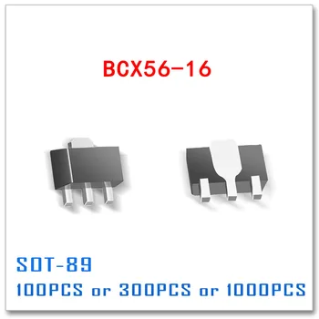 BCX56-16 стандартни PNP 80V 1A BCX56 100ШТ 300ШТ 1000ШТ SOT89 SOT-89 Високо качество