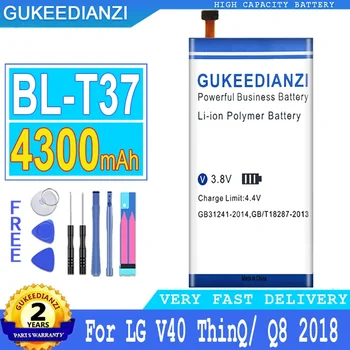 Батерия GUKEEDIANZI BL-T37 BL T37 4300 mah за LG V40 ThinQ Q710 Q8 Версия 2018 Q815L Батерия с Голям Капацитет за Телефон, Безплатни Инструменти