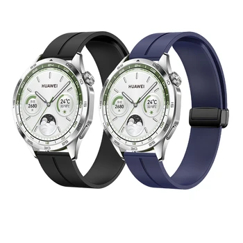 20/22 мм Магнитна лента с D-образна катарама за Huawei watch GT4 watch 4 3 Pro силиконов ремък за HUAWEI watch gt3 2 46 42 мм гривна correa