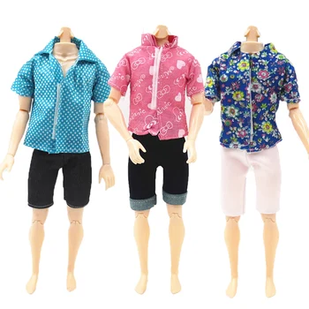 1 Комплект дрехи за кукли-мъжки принц Кен, модерна риза, Панталони, ежедневни облекла, Аксесоари за кукли, спортни облекла, булчински костюм за 12-инчов куклата Кен