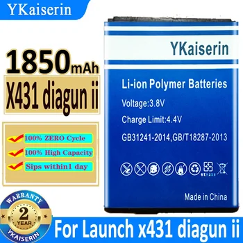 YKaiserin батерия с капацитет 1850 mah за Launch x431 diagun ii Bateria