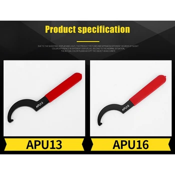 Механичен Гаечен Ключ APU с Няколко Спецификации За Електрофореза, Черен Гаечен Ключ APU13-APU16, Ръчни Инструменти, 2 Бр.