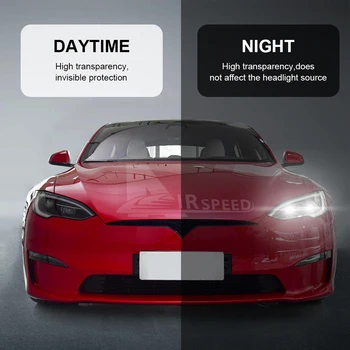 Люк На Покрива на Двигателя на Автомобила Невидим Защитен Филм PPF От Боя, Защищающая От Надраскване, Прозрачен Филм за Tesla Model 3 Y X S 2016-2023 TPU Film