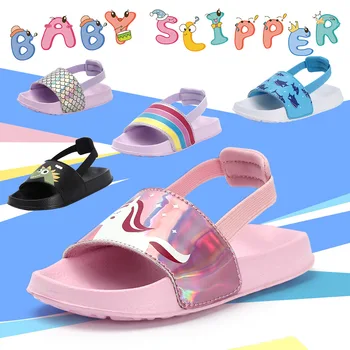 Детски сандали, чехли за момчета и момичета, детски плажната лятна нескользящая детски обувки за вода, сандали за деца