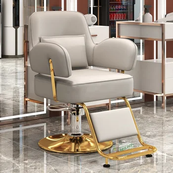 Фризьорски стол за приемане на гости Simplicity Шампоан Хидравлични Фризьорски столове за Обзавеждане Silla Barberia Търговски мебели RR50BC