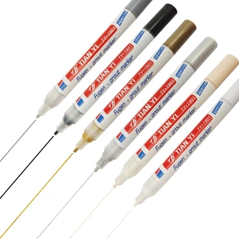 Маркер за фугиране на плочки DXAB Grout Pen, водоустойчива боя за фугиране на плочки и дръжка за запечатване