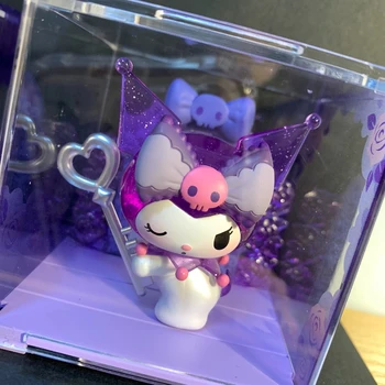 Нова Серия Kuromi Dream Rose Garden Blind Box Кукла Куроми Guess Чанта Колекция Къдрава Играчки Decorat Surprise Подарък За Свети Валентин
