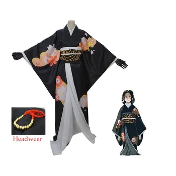 Нова аниме-cosplay Кибуцудзи Музан, cosplay-костюм, дамско кимоно за парти в чест на Хелоуин