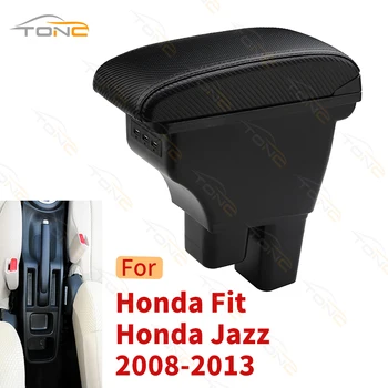 За Honda Jazz Подлакътник За Honda Fit (Jazz 2 Авто Подлакътник 2008 2009 2010 2011 2012 2013 Кутия За Съхранение на Оръжие автомобилни Аксесоари