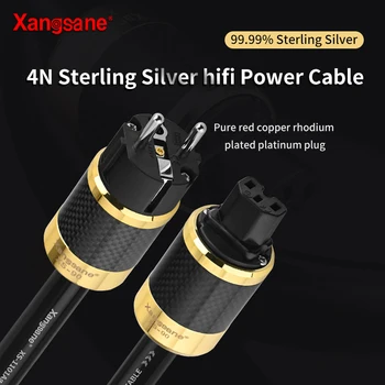 Xangsane 4N стерлинговое сребро, захранващ кабел, Hi-Fi, CD-устройство, декодер предния усилвател, кабел за свързване ЕС/САЩ