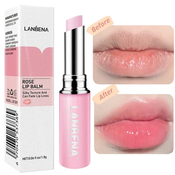2 Цвята, което променя настроението Балсам за устни е Водоустойчив натурална хранителна червило, устойчива хидратиращи козметични продукти за грим за жени