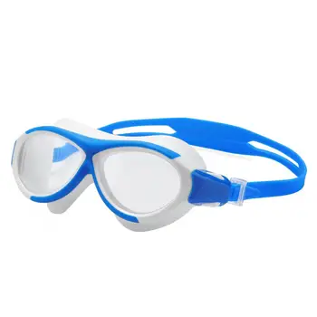 Очила за плуване YOUZI за малки момчета и момичета в голяма рамка със защита от замъгляване, виолетови, не протичащите Детски очила за плуване