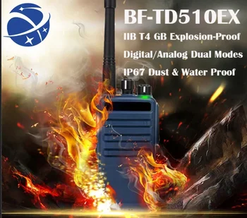 Нов прием на 5 Вата на двустранния Uhf радио с функция на Gps IP68 BelFone TD-510EX Взривозащитен 
