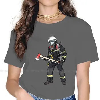 С Дрешки Хипстерские тениски Firefighter Holy Professional Harajuku Градинска Дрехи От Чист Памук Тениска С Кръгло деколте 4XL