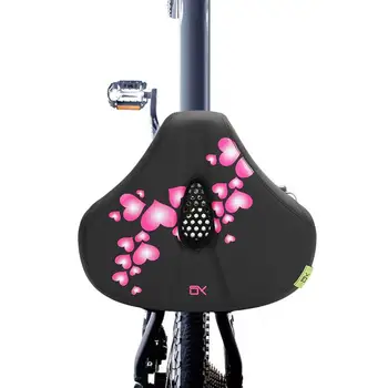 Възглавница за каране на седлото Възглавница за своята практика за каране на седлото, Дишаща Тапицерия на седалката на велосипед Преносими Меки Калъфи за колоездене седла