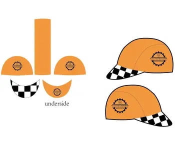 CFDiseno-Велосипедна шапка, индивидуален дизайн 1379, Велосипедна шапка, един размер